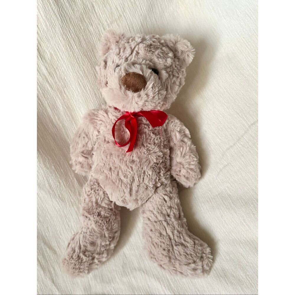 Snug Teddy Bear with red bow - NWOTs